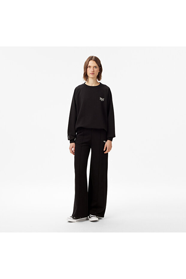Ever Essentials Kadın Siyah Sweatshirt - 3