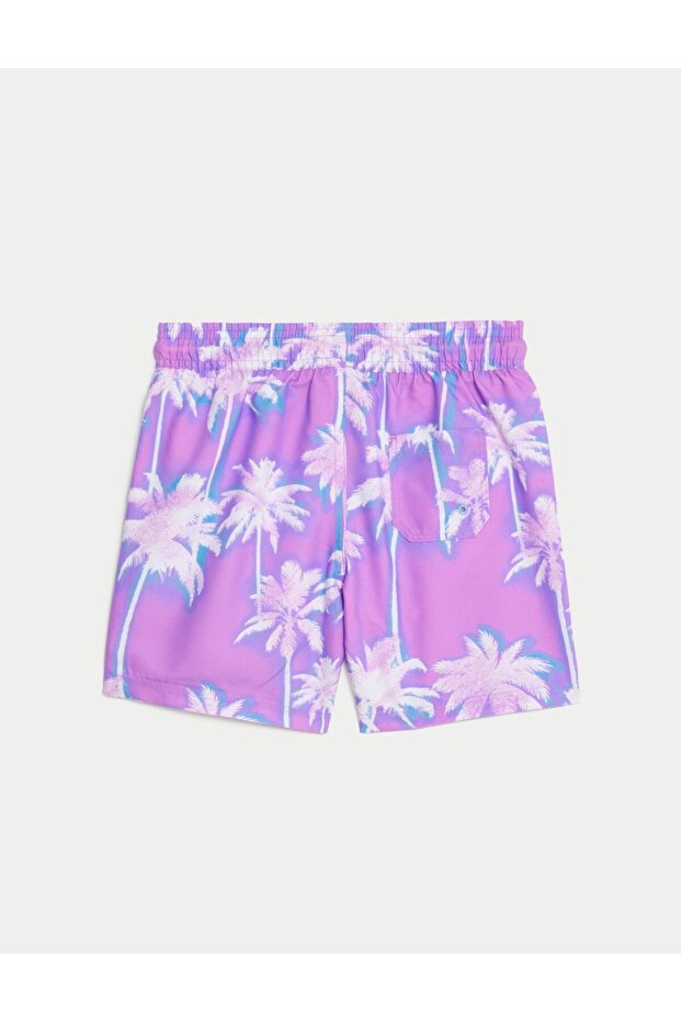 Palmiye Temalı Deniz Şortu (2-8 Yaş) - 4