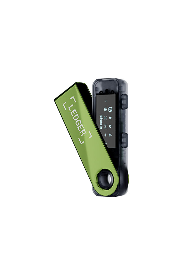 Nano S Plus Oksit Yeşili Kripto Donanım Cüzdanı - 1
