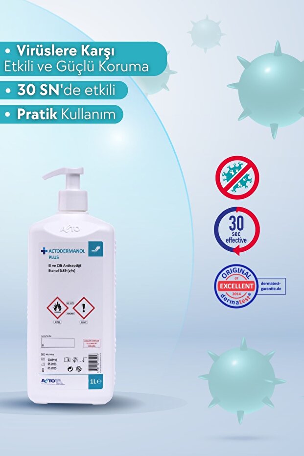Plus 1 Litre El Ve Cilt Antiseptiği %89 (V/V) Etanol - 4