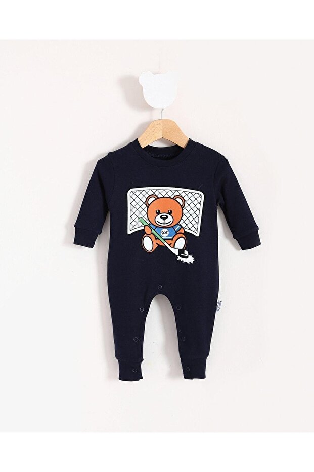 Toy Ayı Temalı Bebek Tulum - 4