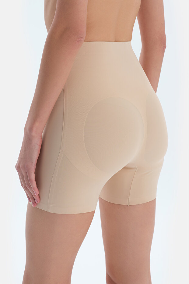 Ten Medium Yüksek Bel Şort Korse - 6