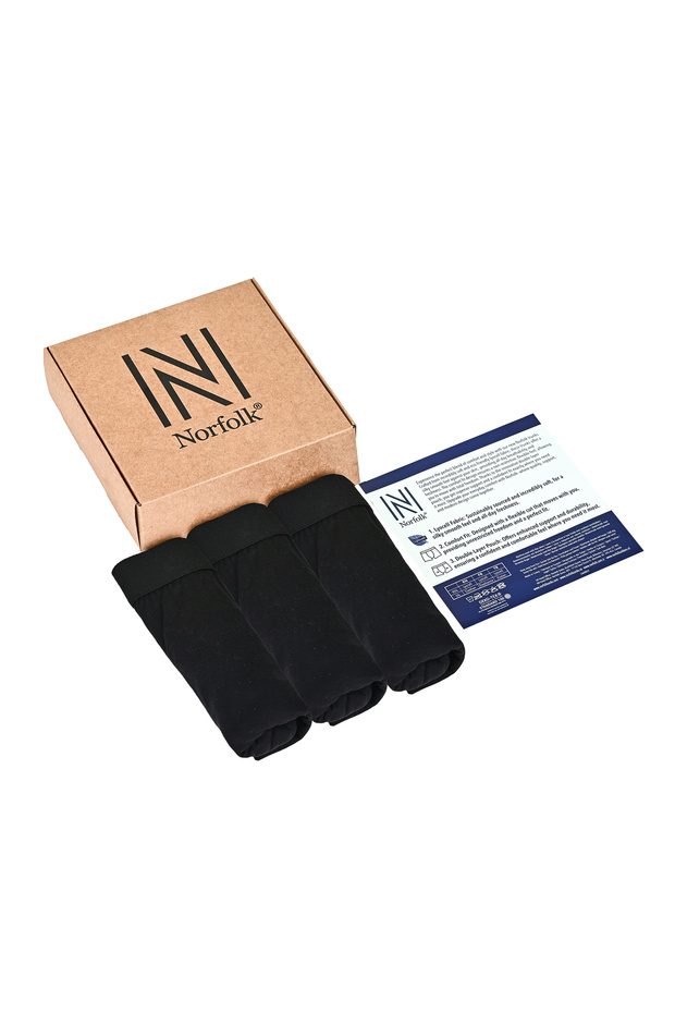 Austin Boxer – Lyocell Kumaş ile Maksimum Konfor 3'lü Paket Siyah - 6