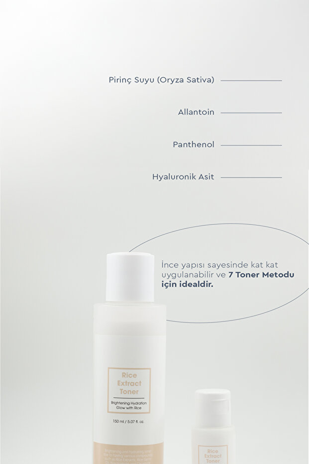 Rice Extract Toner 150ml Pirinç Özlü Tonik - 2