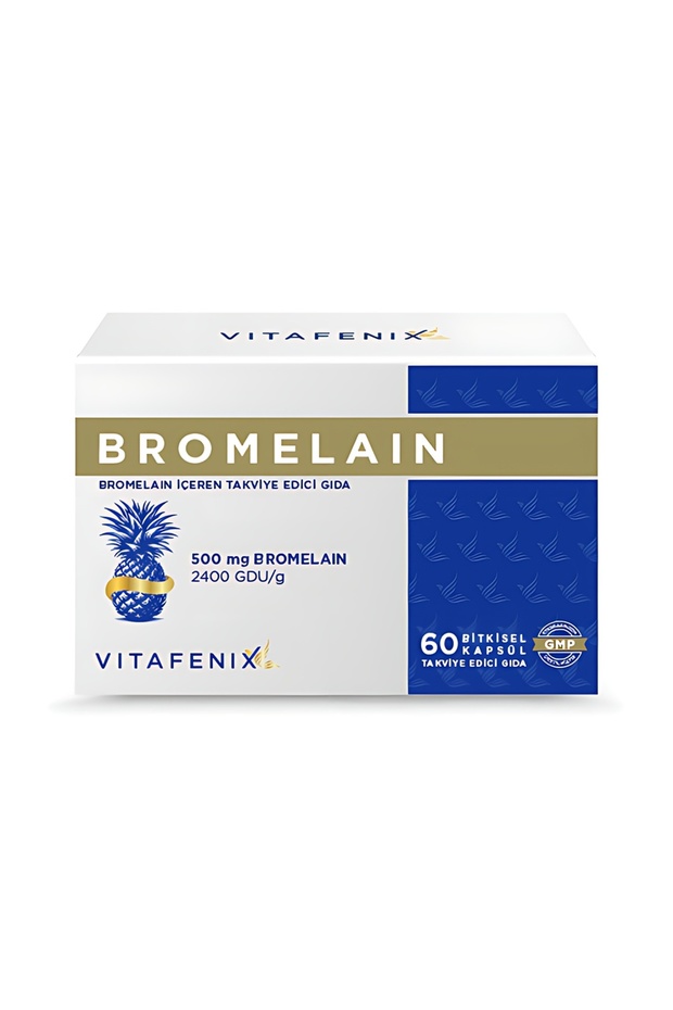 Bromelain Takviyesi 500 mg 60 Bitkisel Kapsül - 4