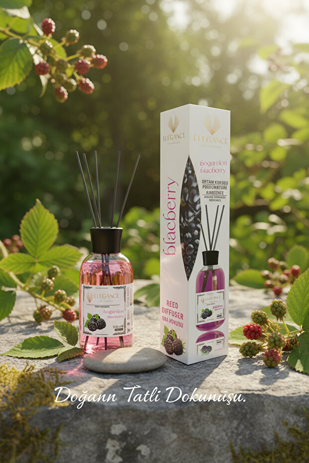 Böğürtlen Reed Diffuser Bambu Çubuklu Oda Kokusu (110 Ml) - 1