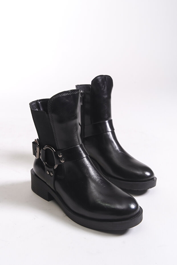 Sylorinva Kadın Bot 00128810 Siyah Rustik - 8