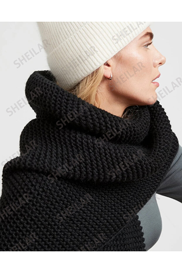 Links Örgü Triko Atkı Kaşkol - 6