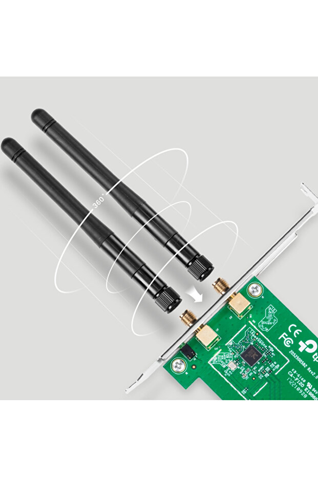 c-12 Tl-wn881nd Wifi N 300mbps Pcı Express - 4