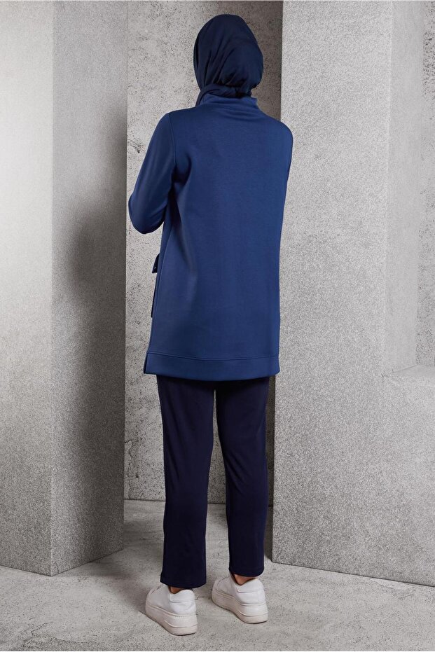 CEP DETAYLI EŞOFMAN TUNİK 45266 - 3