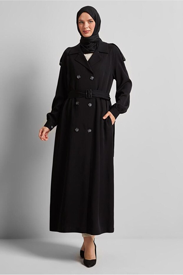 معطف بحزام 10964