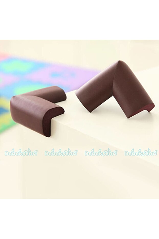 Rubber Corner Protector 4-Pack (Brown) - 1