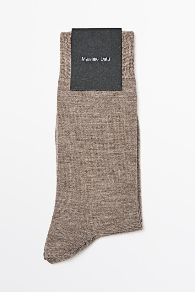 Yün karışımlı çorap - 1
