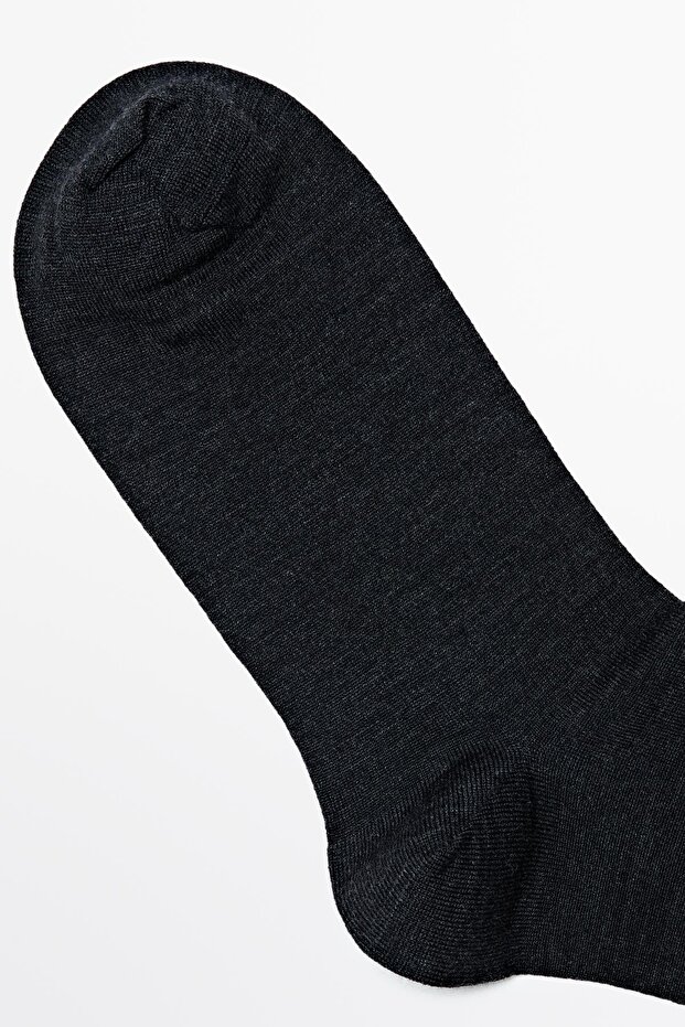 Yün karışımlı çorap - 4