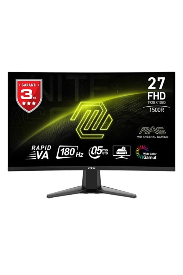 MAG 27C6F 27″ 180Hz 1ms Full HD Adaptive Sync Rapid VA Gaming Monitör - 1