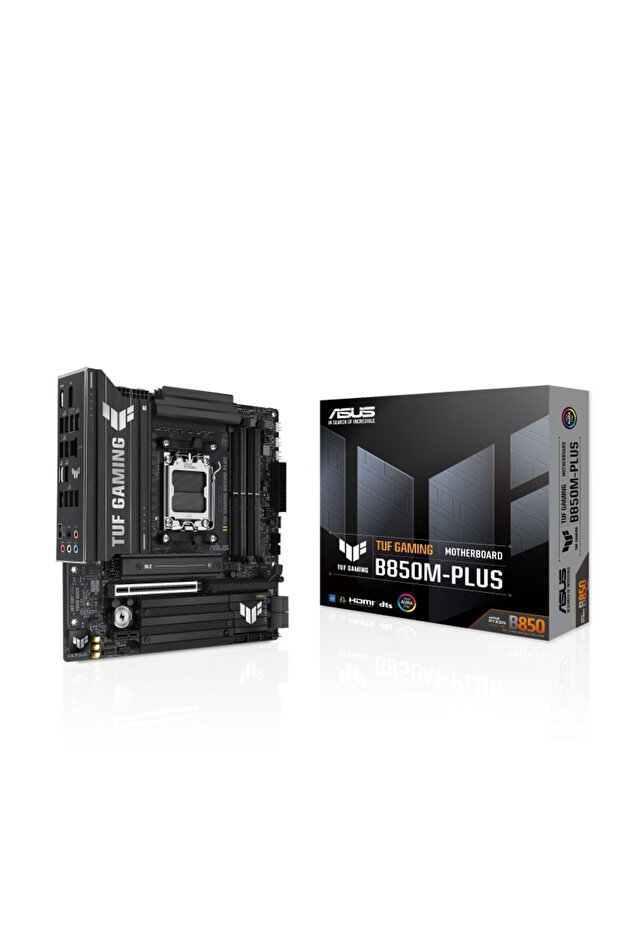 TUF GAMING B850M-PLUS AMD B850 AM5 SOKET DDR5 8000+(OC)MHz mATX Gaming (Oyuncu) Anakart - 1