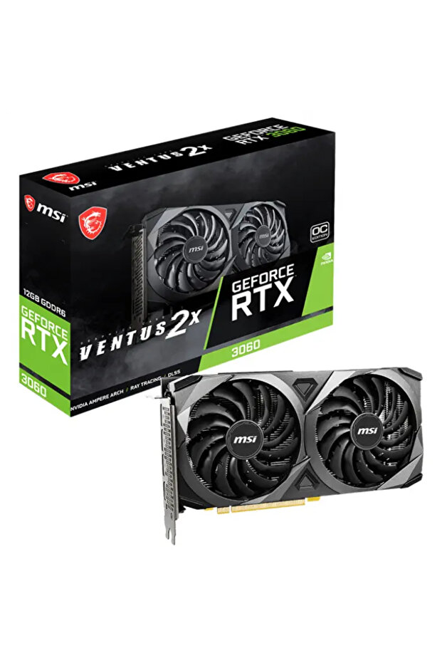 GeForce RTX 3060 Ventus 2X 12G OC 12GB GDDR6 192Bit DX12 Gaming (Oyuncu) Ekran Kartı