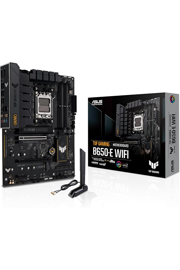 Tuf Gaming B650-E WIFI AMD B650 Soket AM5 DDR5 8000 MHz ATX Gaming (Oyuncu) Anakart - 1