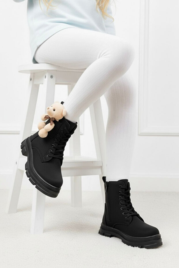 DİGGO KİDS Unisex Çocuk Dayanıklı Peluş Ayıcıklı Bot