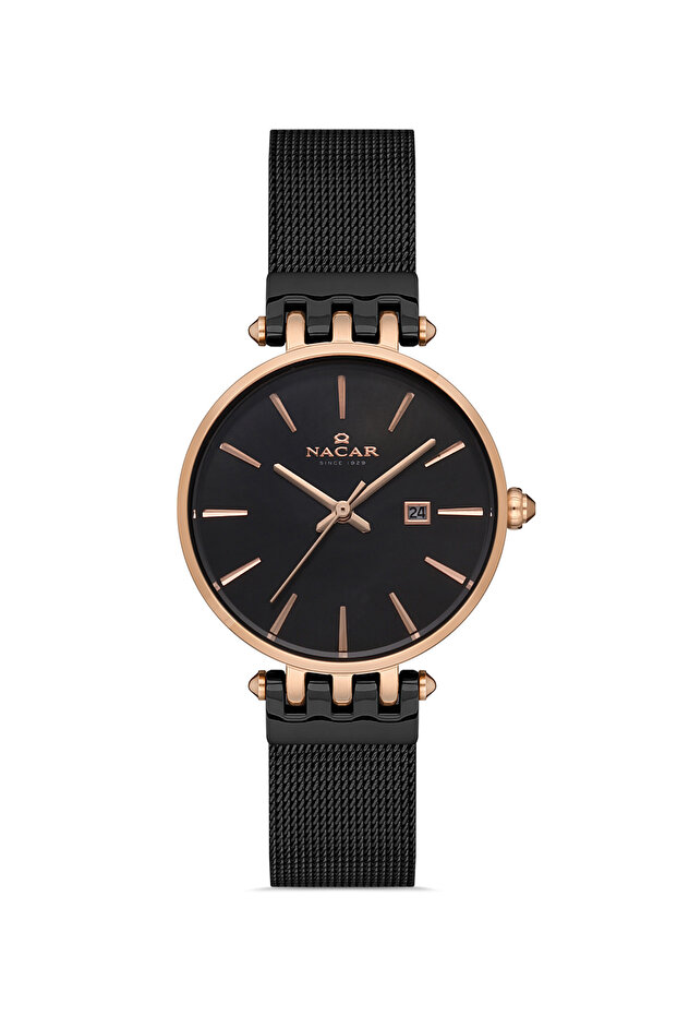 Black Women's Wristwatch Nc34- 390506 -Rbm