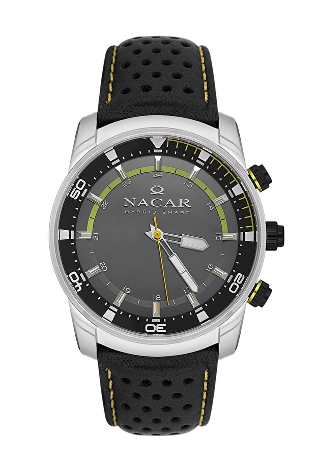 Sapphire Glass Black Hybrid Men's Watch Ns01-2934320-Abl1