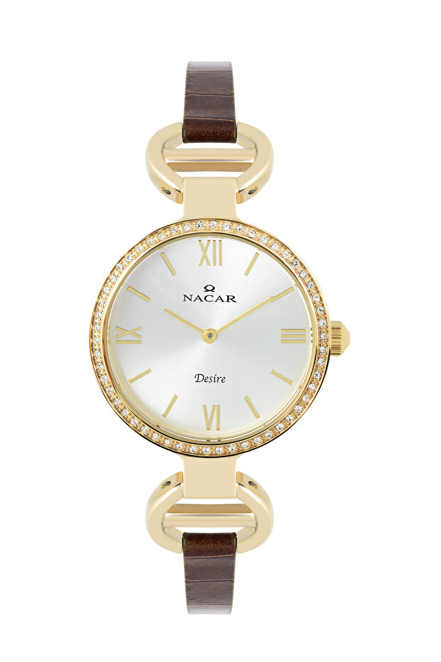 Brown Women's Wristwatch Nc10- 3931013 -Dsl2S