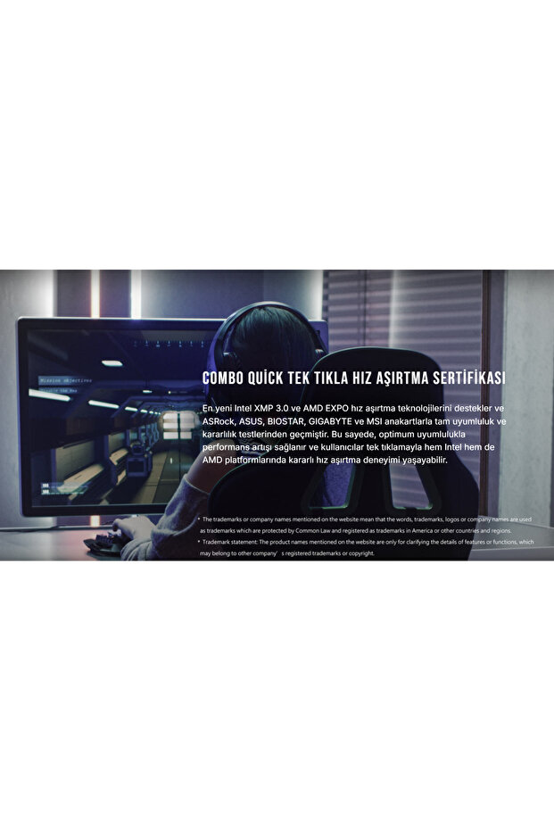 T-Force Vulcan 32GB(2x16GB) 6400Mhz DDR5 CL40 Siyah Gaming Ram (FLBD532G6400HC40BDC01) - 3