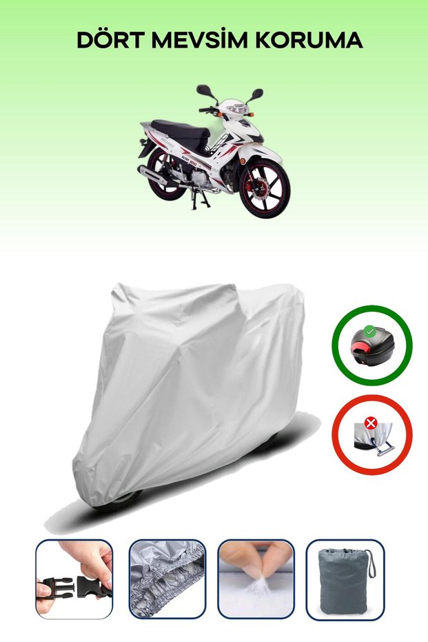 Salcano Altay 100 Back Bag Compatible Tarpaulin Premium Quality Motorcycle Tarpaulin