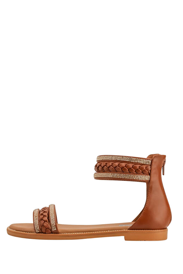 Kadın Sandalet Taba - 4