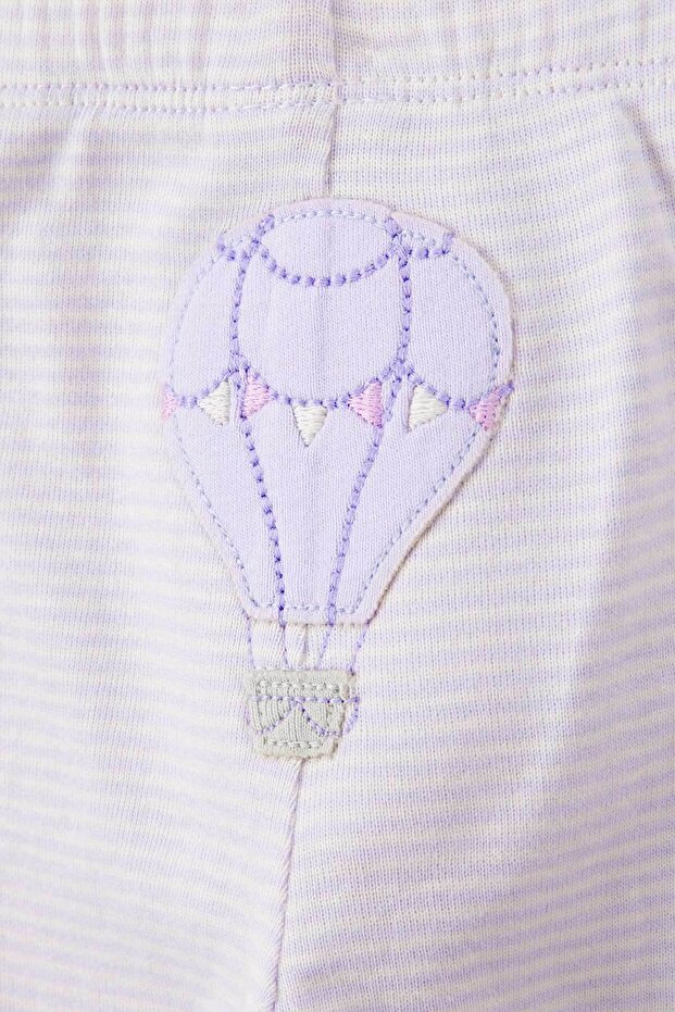 Kız Bebek Mor 3Lü Set - 2