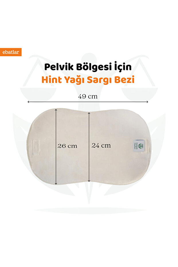 Hint Yağı Seti: Pelvik Hint Yağı Sargı Bezi + 100 ml Hint Yağı (HEXANSIZ) - 2