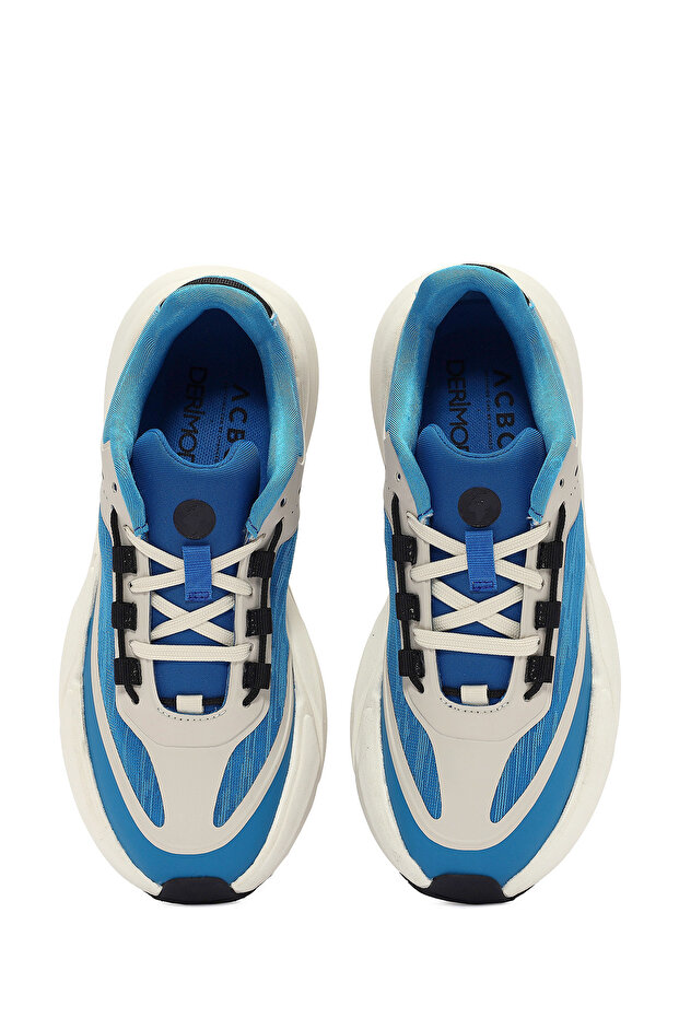 ACBC x DERİMOD Kadın Mavi Bağcıklı Kalın Tabanlı Sneaker 25SFD43516F - 7
