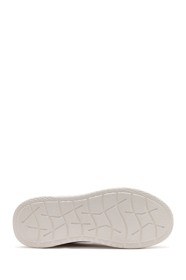 Erkek Bej Bağcıklı Kalın Tabanlı Sneaker 25SFD693314 - 4
