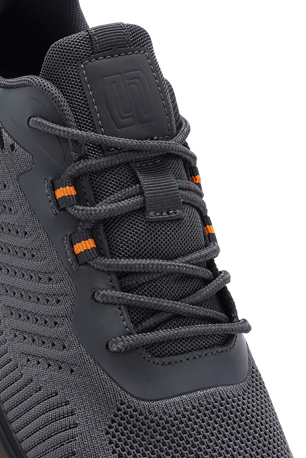 Zero Erkek Gri Bağcıklı Kalın Tabanlı Sneaker 25SFD69446F - 8