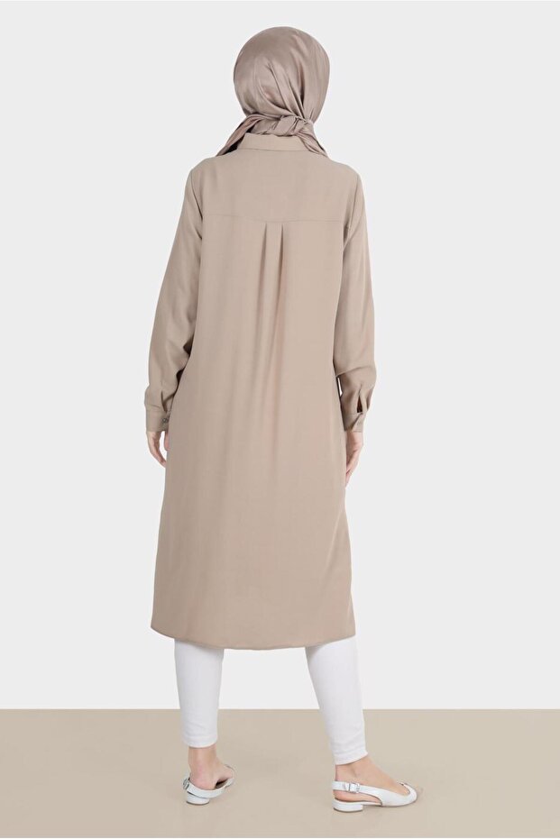 PULLU NAKIŞLI TUNİK 42879 - 3