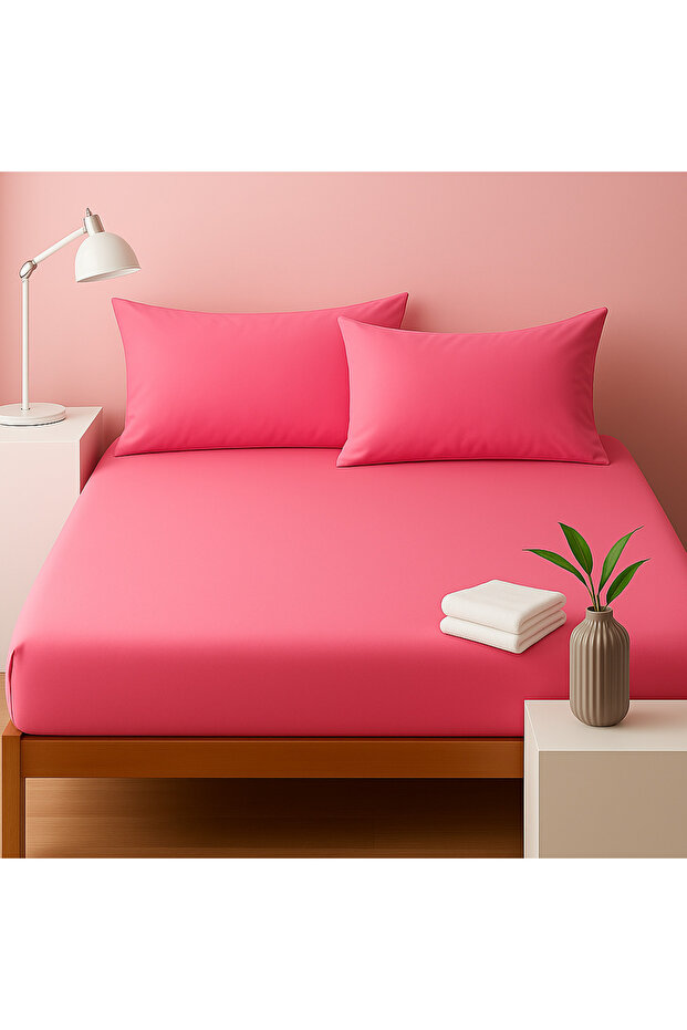 طقم ملاءات سرير مطاطية مزدوجة، اختر المقاس 160x200 أو بحجم كبير 180x200 مع ارتفاع السرير 30 سم