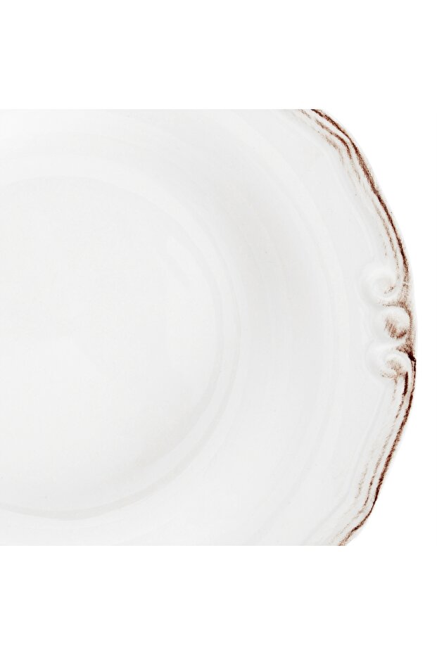 EKRU ÇUKUR TABAK 22CM - 3