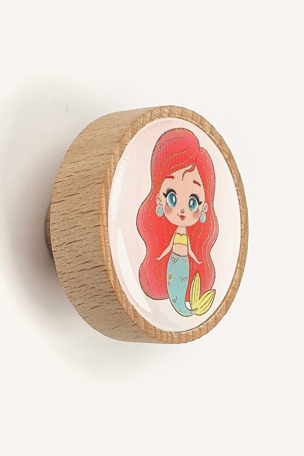 Deniz Kızı Ahşap Kulp - 1