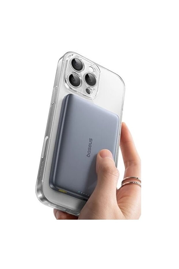 PicoGo Ultra-Slim Qi2 Gri 10000 mAh Hızlı Şarj MagSafe Powerbank - 2