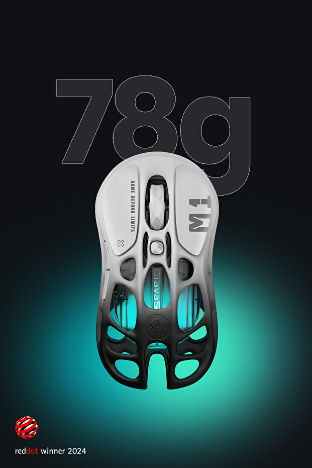 Mercury M1 Pro Rgb 26K Dpı Optik Gaming Mouse Kablosuz Programlanabilir 5 Tuşlu, Siyah - 5