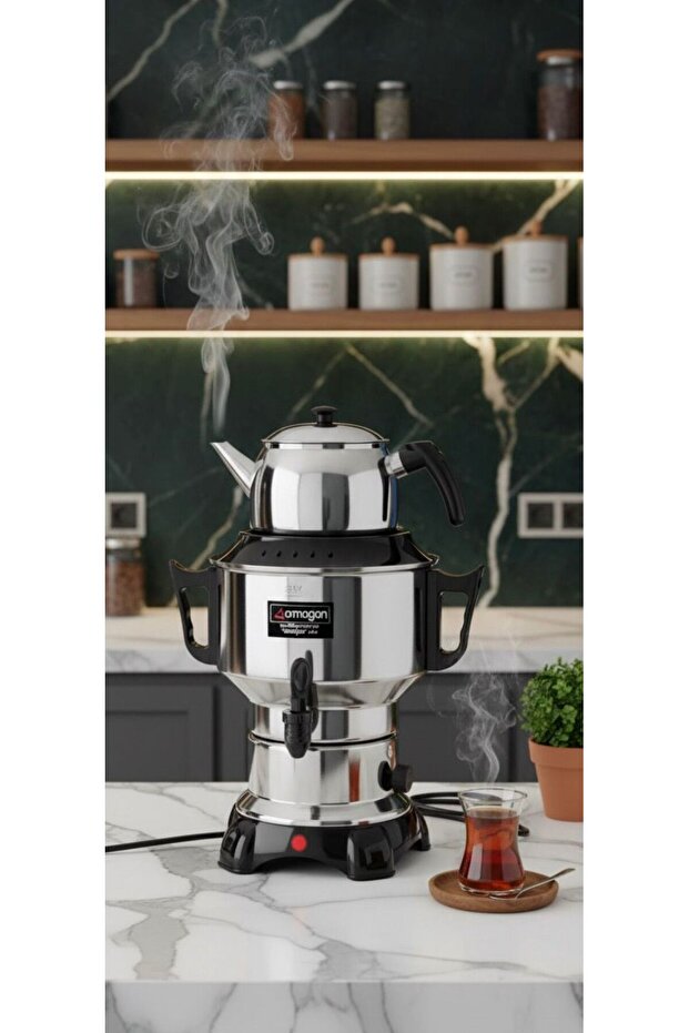 Çelik Semaver 3,5 Litre - 1