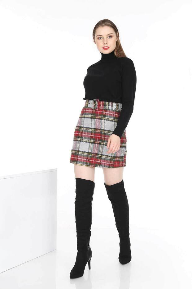 Women's Gray Skirt 700-2504