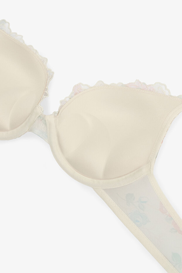 Intense Extra Push up Ecru Bra - 6