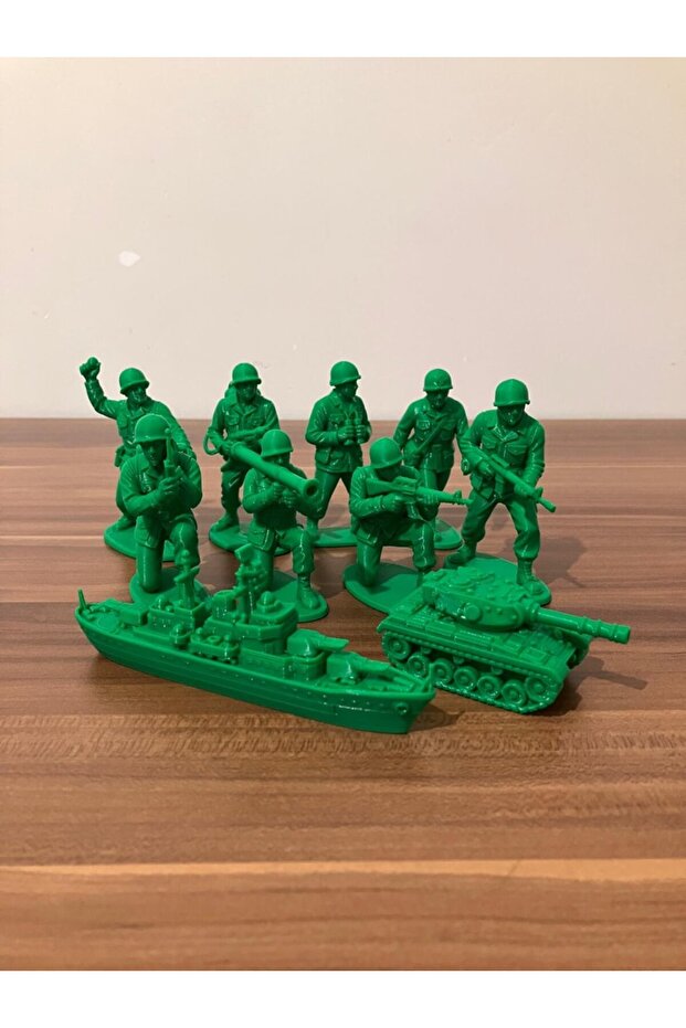 10 Parça Asker Oyuncak Seti - 1