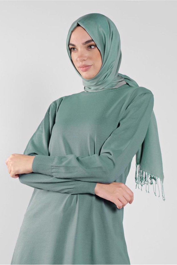 Asymetric Cut Knitwear Tunic 41085