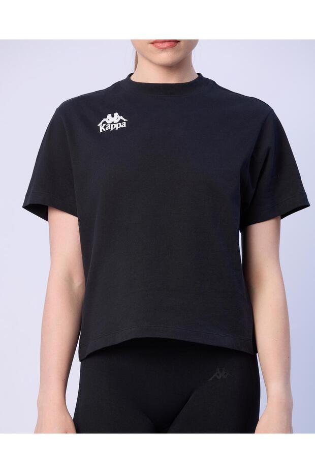 Marta Kadın Siyah Regular Tişört - 2