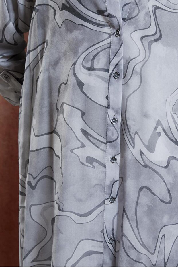 44786 Model Patterned Tunic - 4