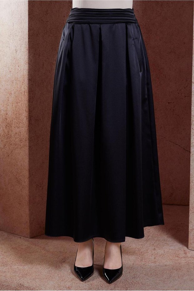 Satin Long Skirt 60580
