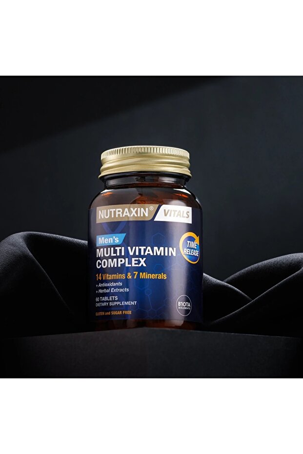 Men's Multivitamin Complex – Daily Energy, Strength & Vitality Support – 60 Tablets - 3