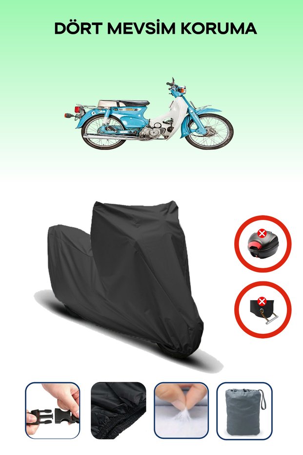 Honda C70 Super CubSIAH MOTORCYCLE BRAND REAR BAG UNCOMPATIBLE